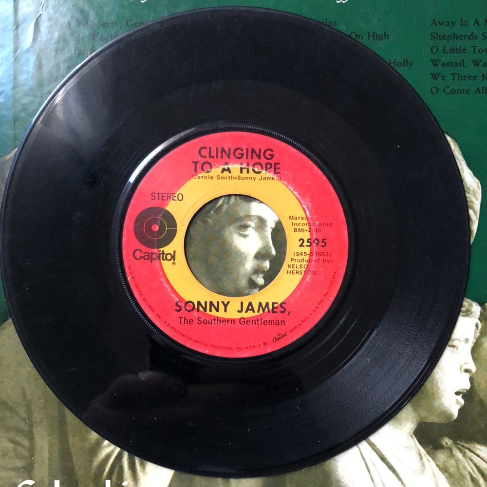 Sonny James Since I Met You, Baby Vinyl 45 Record '69 - Picture 3 of 4